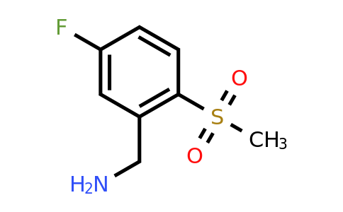 CAS 1192369-38-2 | 5-Fluoro-2-methanesulfonyl-benzylamine