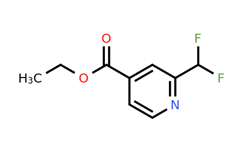 CAS 1192539-75-5 | ethyl 2-(difluoromethyl)pyridine-4-carboxylate
