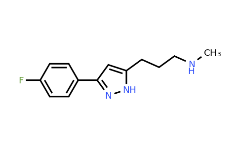 CAS 1192579-89-7 | {3-[3-(4-fluorophenyl)-1H-pyrazol-5-yl]propyl}(methyl)amine