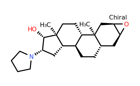 CAS 119302-19-1 | Androstan-17-ol, 2,3-epoxy-16-(1-pyrrolidinyl)-, (2α,3α,5α,16β,17β)-