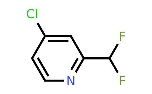 CAS 1193104-11-8 | 4-Chloro-2-(difluoromethyl)pyridine
