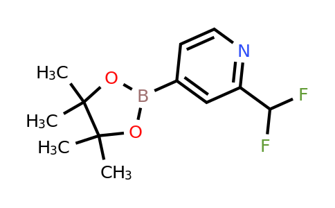 CAS 1193104-53-8 | 2-(Difluoromethyl)-4-(4,4,5,5-tetramethyl-1,3,2-dioxaborolan-2-YL)pyridine