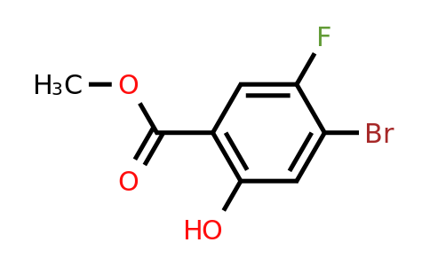 CAS 1193162-25-2 | 4-Bromo-5-fluoro-2-hydroxy-benzoic acid methyl ester