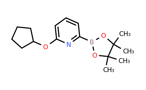 CAS 1193245-09-8 | 6-(Cyclopentoxy)pyridine-2-boronic acid pinacol ester