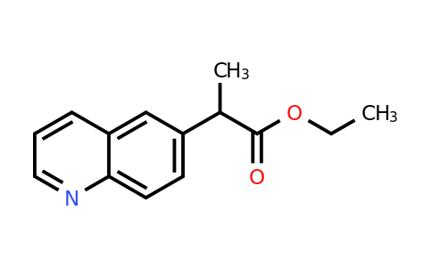 CAS 1193317-61-1 | Ethyl 2-(quinolin-6-yl)propanoate