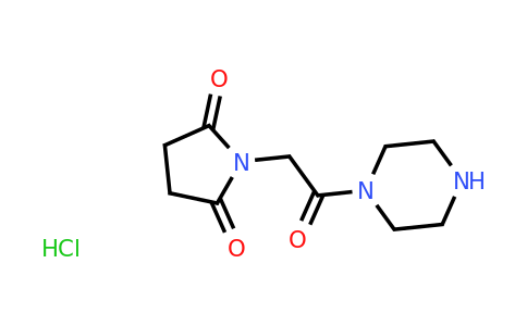 CAS 1193387-07-3 | 1-[2-Oxo-2-(piperazin-1-yl)ethyl]pyrrolidine-2,5-dione hydrochloride