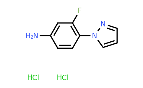 CAS 1193387-11-9 | 3-Fluoro-4-(1H-pyrazol-1-yl)aniline dihydrochloride
