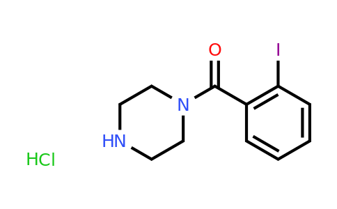 CAS 1193387-17-5 | 1-(2-Iodobenzoyl)piperazine hydrochloride