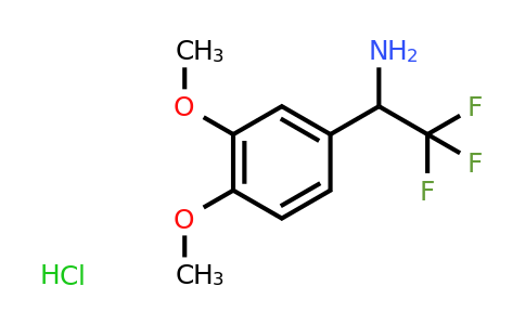 CAS 1193387-21-1 | 1-(3,4-Dimethoxyphenyl)-2,2,2-trifluoroethan-1-amine hydrochloride