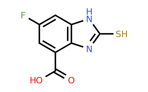 CAS 1193387-24-4 | 6-Fluoro-2-sulfanyl-1H-1,3-benzodiazole-4-carboxylic acid