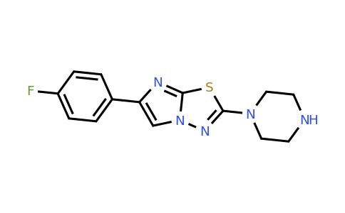 CAS 1193387-25-5 | 1-[6-(4-Fluorophenyl)imidazo[2,1-b][1,3,4]thiadiazol-2-yl]piperazine