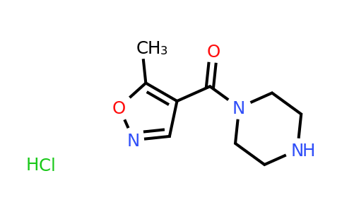 CAS 1193387-26-6 | 1-(5-Methyl-1,2-oxazole-4-carbonyl)piperazine hydrochloride
