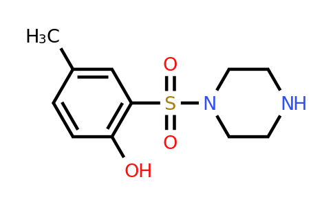 CAS 1193387-51-7 | 4-Methyl-2-(piperazine-1-sulfonyl)phenol