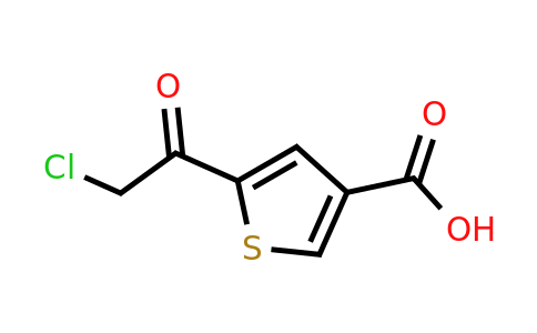 CAS 1193387-57-3 | 5-(2-Chloroacetyl)thiophene-3-carboxylic acid