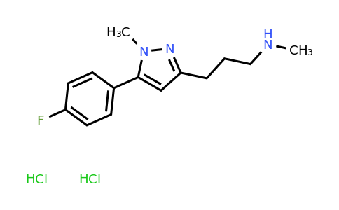 CAS 1193387-68-6 | {3-[5-(4-fluorophenyl)-1-methyl-1H-pyrazol-3-yl]propyl}(methyl)amine dihydrochloride