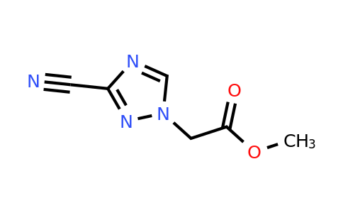CAS 1193387-75-5 | Methyl 2-(3-cyano-1H-1,2,4-triazol-1-yl)acetate
