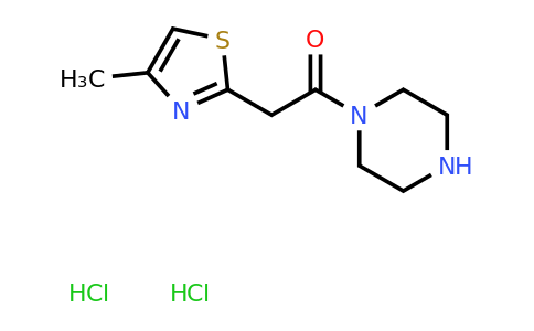 CAS 1193387-83-5 | 2-(4-Methyl-1,3-thiazol-2-yl)-1-(piperazin-1-yl)ethan-1-one dihydrochloride