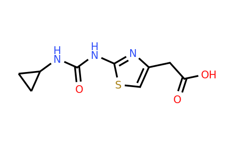 CAS 1193387-86-8 | 2-{2-[(cyclopropylcarbamoyl)amino]-1,3-thiazol-4-yl}acetic acid