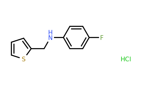 CAS 1193388-02-1 | 4-Fluoro-N-(thiophen-2-ylmethyl)aniline hydrochloride