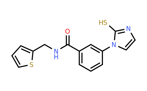 CAS 1193388-03-2 | 3-(2-Sulfanyl-1H-imidazol-1-yl)-N-(thiophen-2-ylmethyl)benzamide