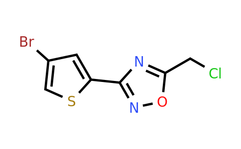 CAS 1193388-21-4 | 3-(4-Bromothiophen-2-yl)-5-(chloromethyl)-1,2,4-oxadiazole