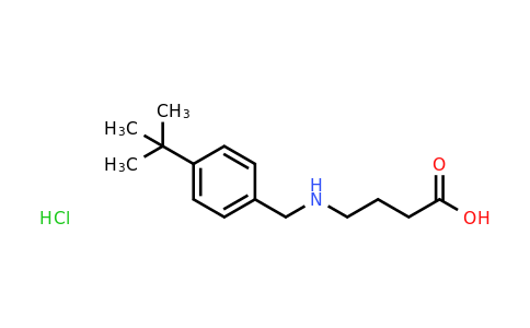 CAS 1193388-43-0 | 4-{[(4-tert-butylphenyl)methyl]amino}butanoic acid hydrochloride