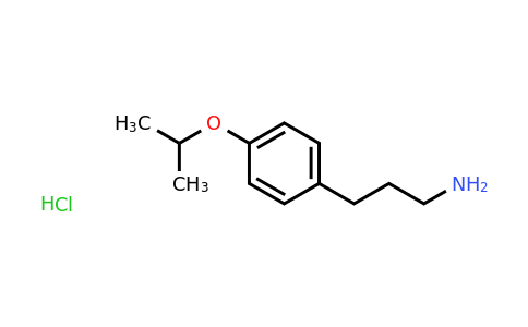 CAS 1193388-53-2 | 3-[4-(Propan-2-yloxy)phenyl]propan-1-amine hydrochloride