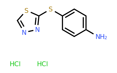 CAS 1193388-54-3 | 4-(1,3,4-Thiadiazol-2-ylsulfanyl)aniline dihydrochloride