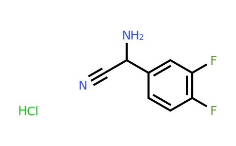CAS 1193388-75-8 | 2-Amino-2-(3,4-difluorophenyl)acetonitrile hydrochloride