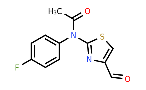 CAS 1193388-79-2 | N-(4-Fluorophenyl)-N-(4-formyl-1,3-thiazol-2-yl)acetamide