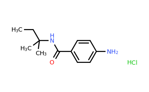 CAS 1193388-92-9 | 4-Amino-N-(2-methylbutan-2-yl)benzamide hydrochloride