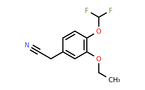 CAS 1193389-10-4 | 2-[4-(Difluoromethoxy)-3-ethoxyphenyl]acetonitrile