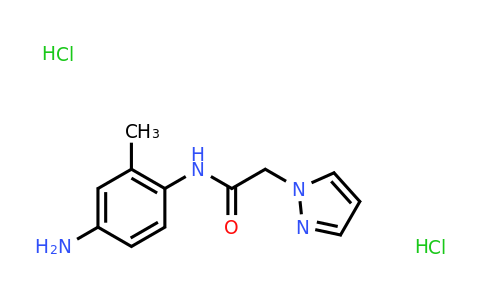 CAS 1193389-12-6 | N-(4-Amino-2-methylphenyl)-2-(1H-pyrazol-1-yl)acetamide dihydrochloride