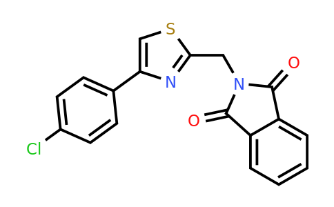 CAS 1193389-24-0 | 2-{[4-(4-chlorophenyl)-1,3-thiazol-2-yl]methyl}-2,3-dihydro-1H-isoindole-1,3-dione