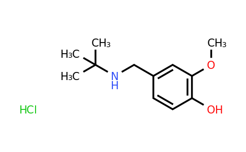 CAS 1193389-31-9 | 4-[(tert-Butylamino)methyl]-2-methoxyphenol hydrochloride