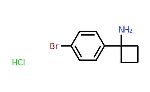 CAS 1193389-40-0 | 1-(4-Bromophenyl)-cyclobutanamine hydrochloride