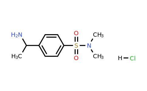 CAS 1193389-49-9 | 4-(1-Aminoethyl)-N,N-dimethylbenzene-1-sulfonamide hydrochloride