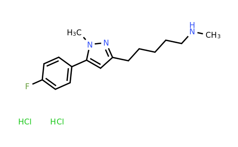 CAS 1193389-57-9 | {5-[5-(4-fluorophenyl)-1-methyl-1H-pyrazol-3-yl]pentyl}(methyl)amine dihydrochloride