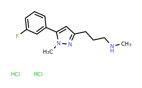 CAS 1193389-60-4 | {3-[5-(3-fluorophenyl)-1-methyl-1H-pyrazol-3-yl]propyl}(methyl)amine dihydrochloride