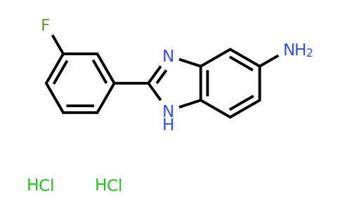 CAS 1193389-68-2 | 2-(3-Fluorophenyl)-1H-1,3-benzodiazol-5-amine dihydrochloride