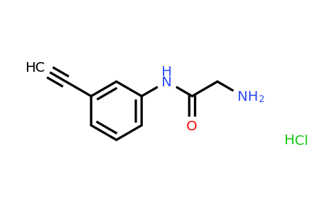 CAS 1193389-71-7 | 2-Amino-N-(3-ethynylphenyl)acetamide hydrochloride
