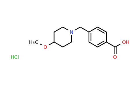 CAS 1193389-73-9 | 4-[(4-Methoxypiperidin-1-yl)methyl]benzoic acid hydrochloride