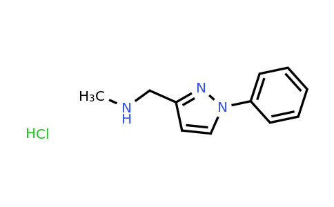Methyl[(1-phenyl-1H-pyrazol-3-yl)methyl]amine hydrochloride