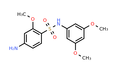 CAS 1193389-95-5 | 4-Amino-N-(3,5-dimethoxyphenyl)-2-methoxybenzene-1-sulfonamide