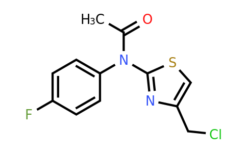 CAS 1193390-14-5 | N-[4-(Chloromethyl)-1,3-thiazol-2-yl]-N-(4-fluorophenyl)acetamide