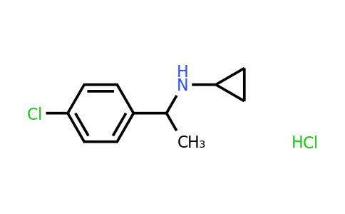 CAS 1193390-25-8 | N-[1-(4-Chlorophenyl)ethyl]cyclopropanamine hydrochloride