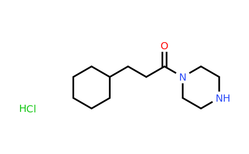 CAS 1193390-33-8 | 3-Cyclohexyl-1-(piperazin-1-yl)propan-1-one hydrochloride