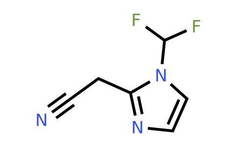 CAS 1193390-38-3 | 2-[1-(Difluoromethyl)-1H-imidazol-2-yl]acetonitrile