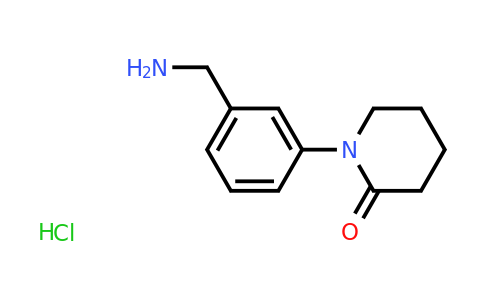 CAS 1193390-49-6 | 1-[3-(Aminomethyl)phenyl]piperidin-2-one hydrochloride