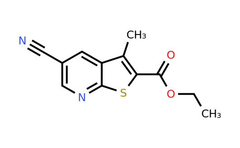 CAS 1193390-51-0 | Ethyl 5-cyano-3-methylthieno[2,3-b]pyridine-2-carboxylate
